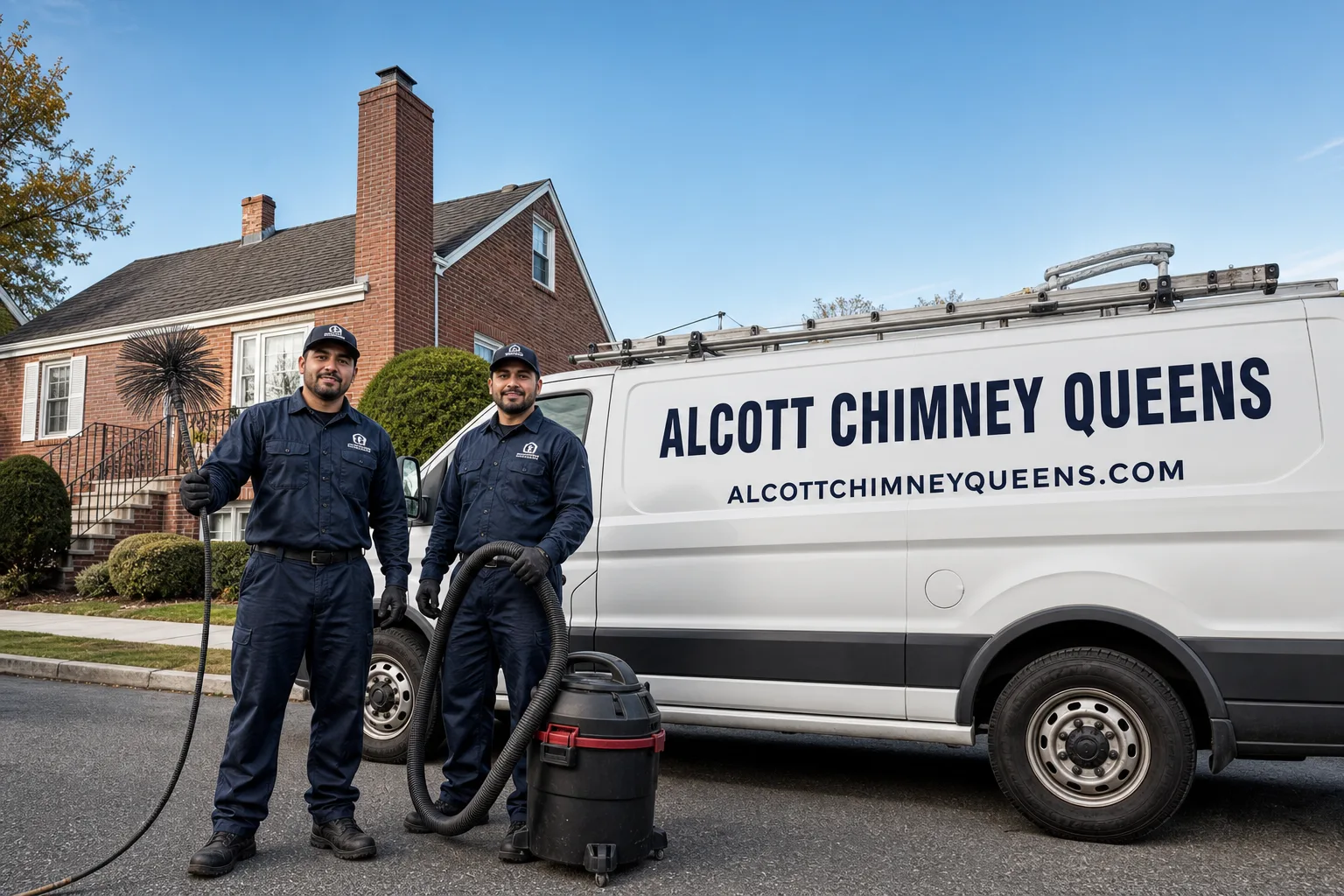 Alcott Chimney Queens chimney cleaning team